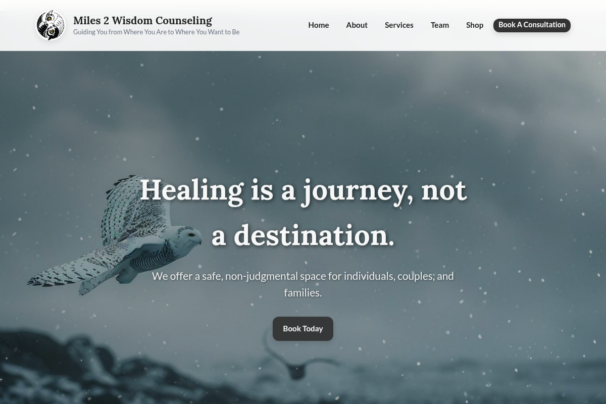 Miles2Wisdom Website