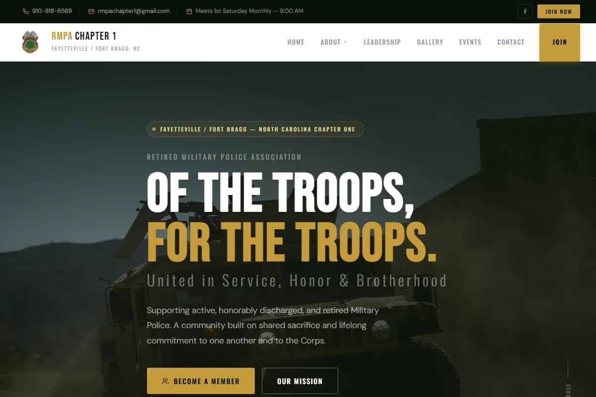 NC Retired Military Police Website